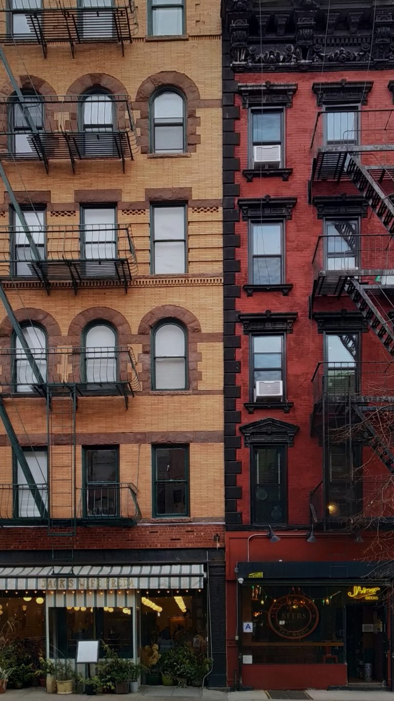 a building with many windows